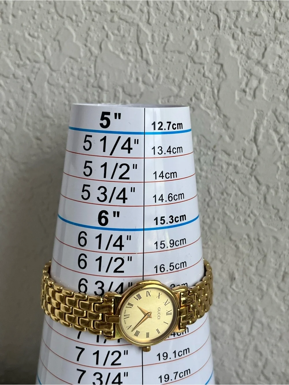 Gucci 3400L 18K Gold Plated Women's Watch.